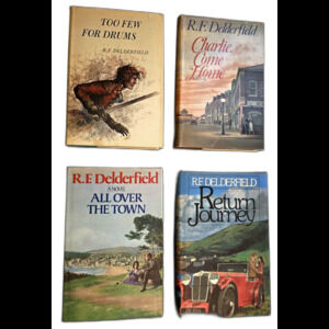 R. E. Delderfield 4 Vintage Hardcover 1960's Novels with Jackets. Collection!